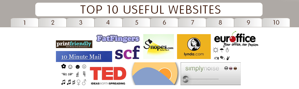 Top 10 Useful Websites