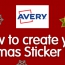 How To Create Your Christmas Sticker Labels