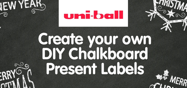 Create your own DIY Chalkboard Present Labels