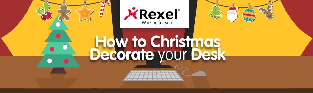 How to Christmas Decorate your Desk