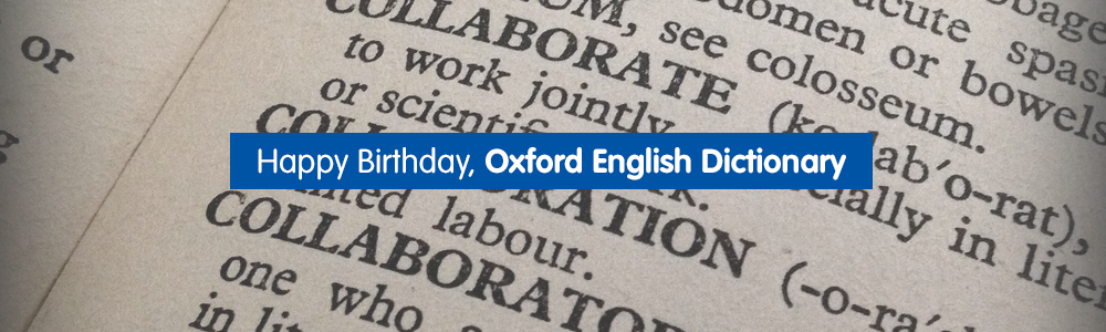 Happy Birthday, Oxford English Dictionary