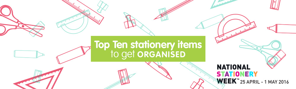 Top 10 Stationery Items To Get Organised