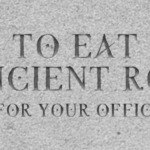 Banner reads how to eat like a Roman