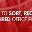 How to sort your office paper: workplace recycling & shredding tips