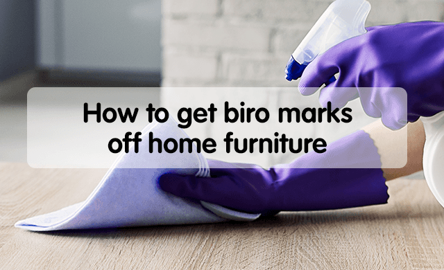 Easy ways to get biro marks off home furniture