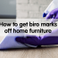 Easy ways to get biro marks off home furniture